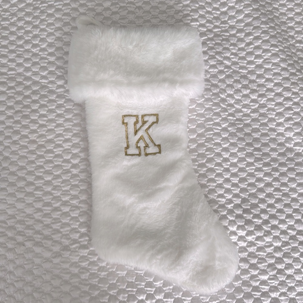NWOT VARSITY ‘K’ Christmas Stocking